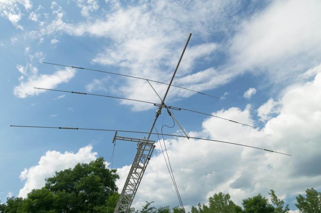 Amateur radio antennas allow long-distance communication without cell towers or internet.