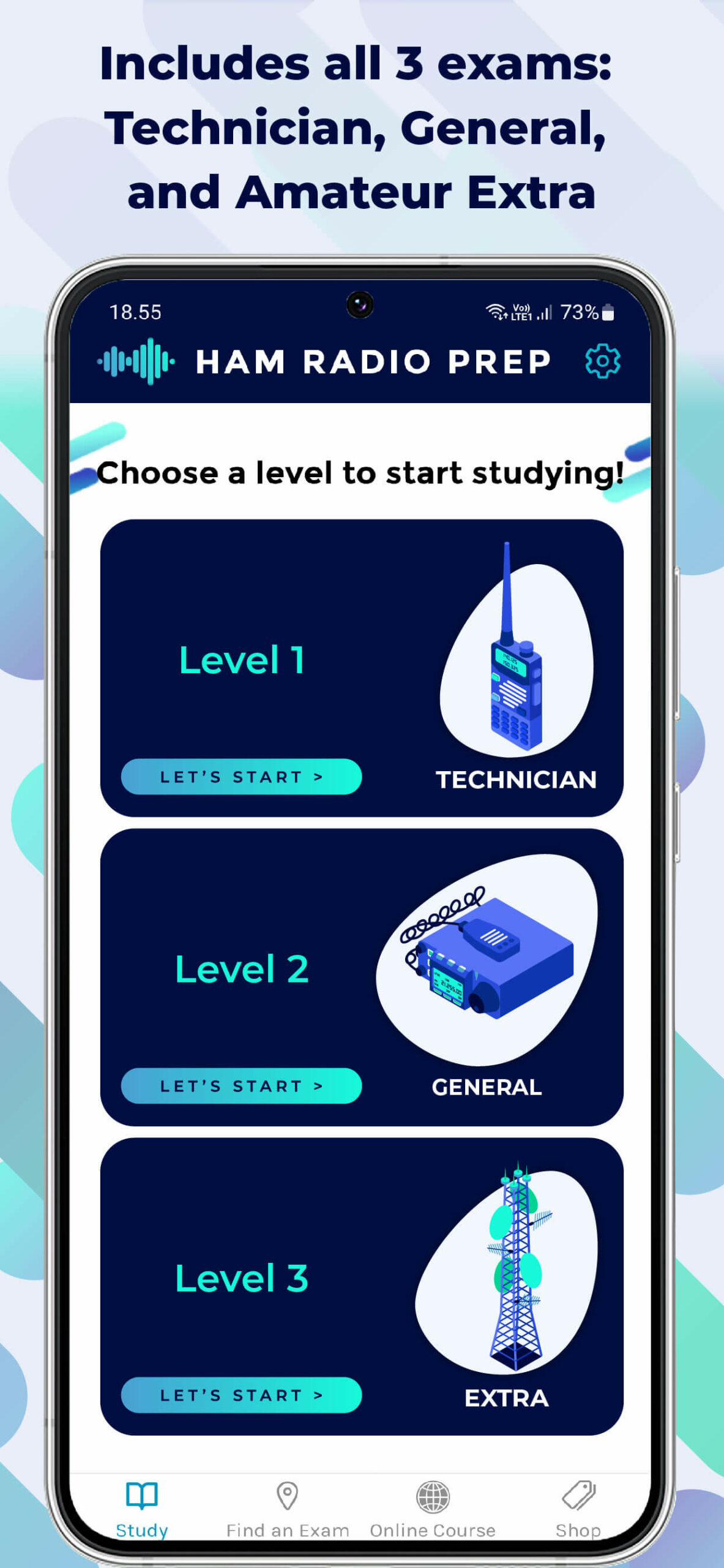 Mobile Apps Ham Radio Prep