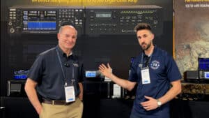 Eric Schwartz and James (NØWRL) showcasing Elecraft’s SDR radios and amplifiers